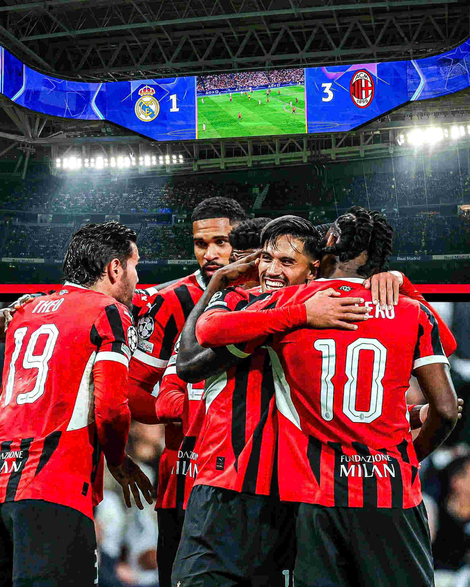 AC Milan da keo sap phao dai Bernabeu.  Anh: AC Milan