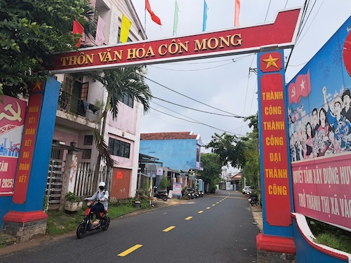 Du an Khu tai dinh cu phia Nam cho Mieu Bong (TP Da Nang) duoc dieu chinh de giai quyet tinh trang ngap o thon Con Mong. Anh: Nguyen Linh