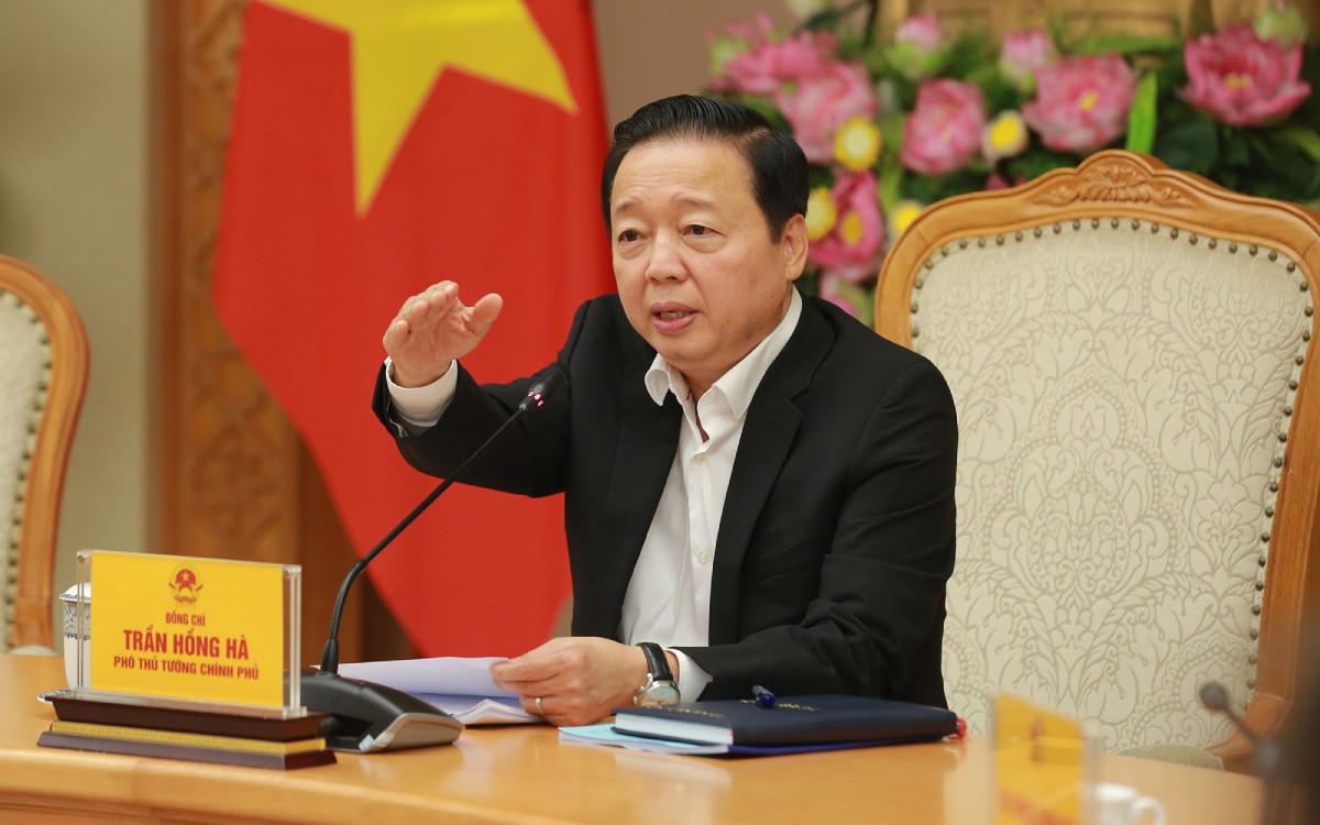 Deputy Prime Minister Tran Hong Ha requested to prevent this from happening before the subjects gather to race. Photo: Minh Khoi