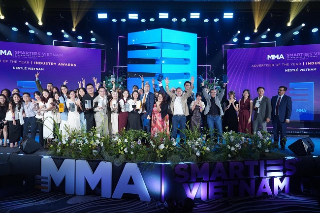 Nestle Vietnam honored with 12 outstanding awards in mobile marketing and communication strategy categories at MMA Awards 2024