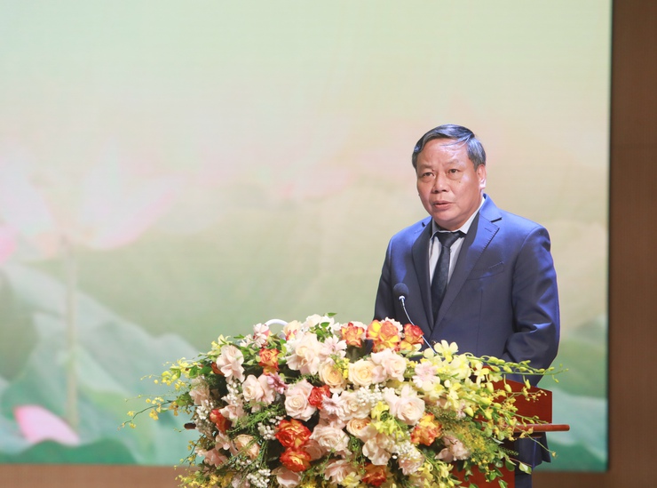 The Deputy Secretary of the Hanoi Party Committee requested to soon concretize the Capital Law in the fields of culture, education, startups, and innovation. Photo: Hanoi.gov