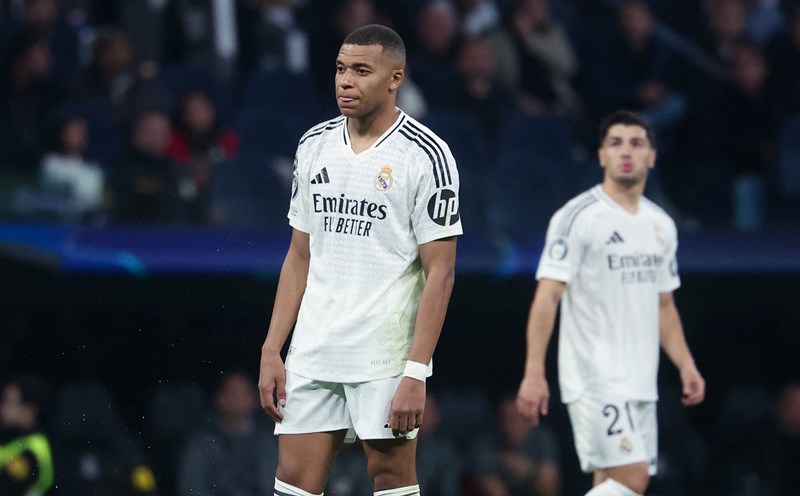 Mbappe failed to score in Real Madrid's two painful defeats. Photo: AFP