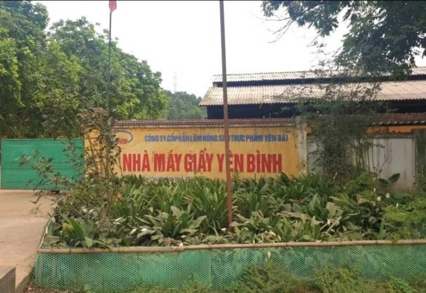 Yen Binh paper factory, Yen Bai province, where the work accident occurred. Photo: Tuan Anh