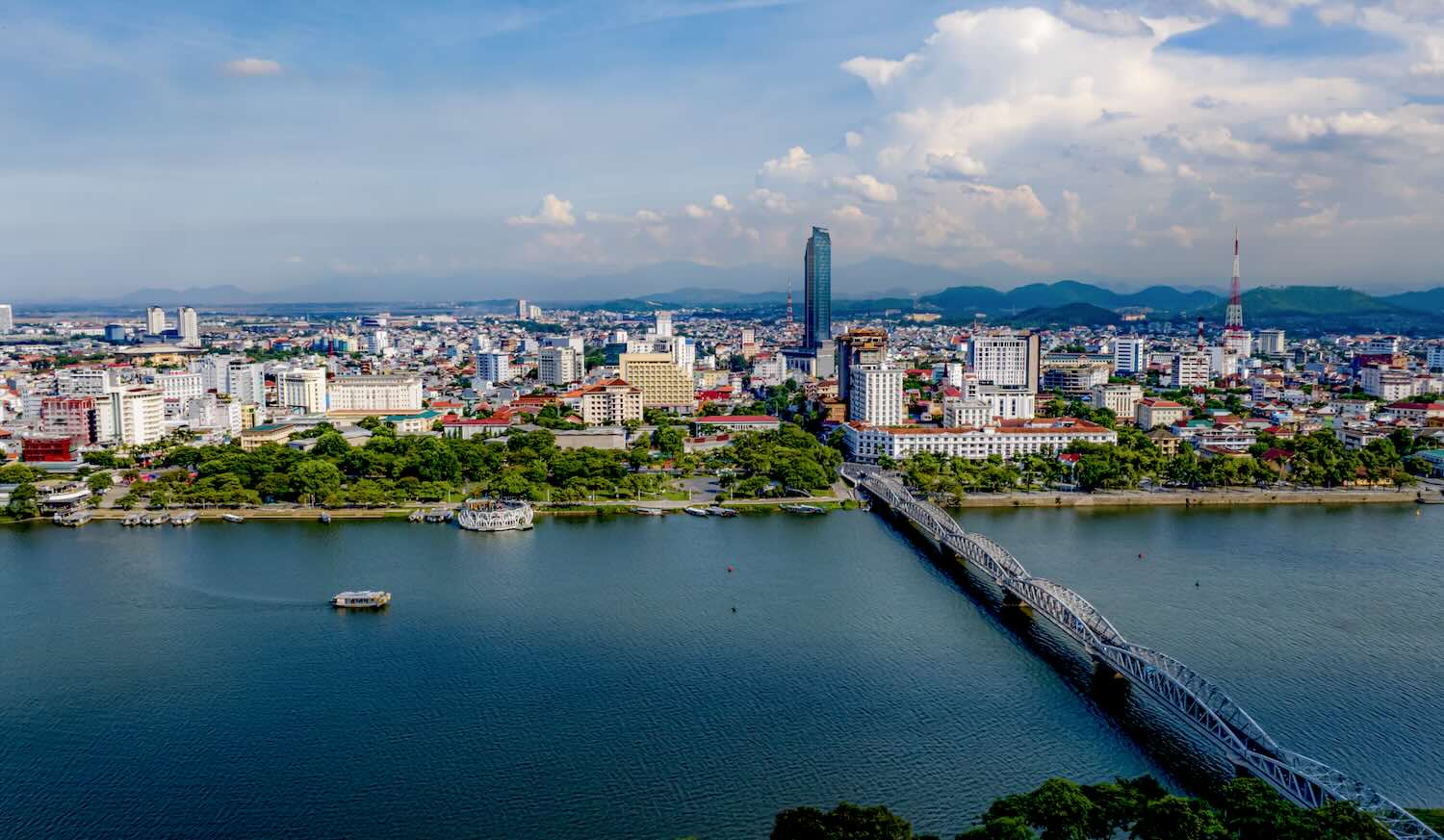 Hue city seen from above. Photo: Le Dinh Hoang.
