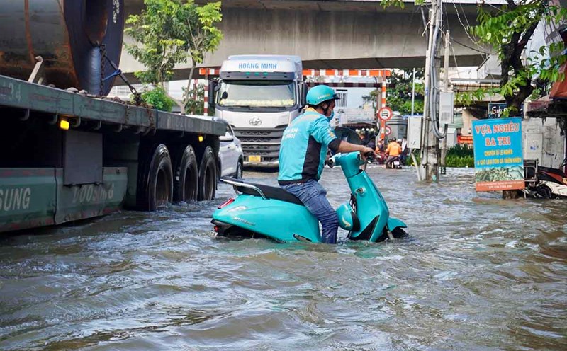 Du bao thoi tiet mien Trung tiep tuc mua to. Anh: LDO