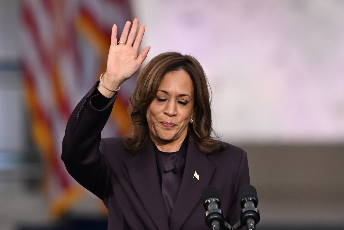 Kamala Harris conceded defeat to Donald Trump in a speech on November 6, 2024. Photo: AFP
