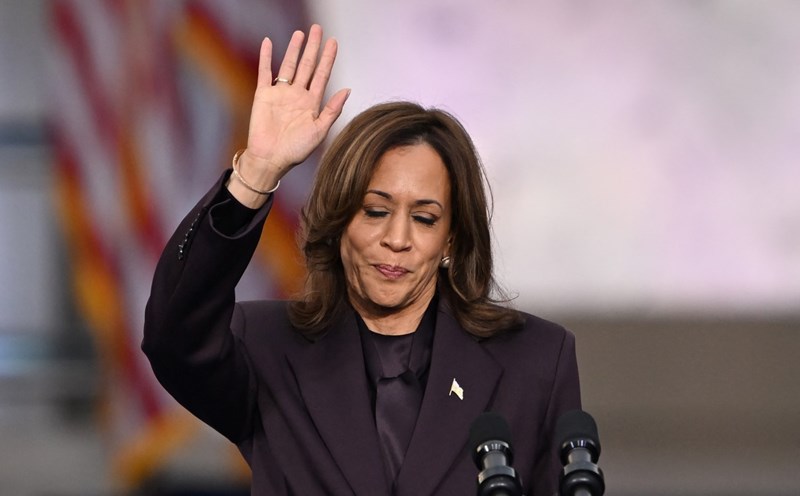 Kamala Harris conceded defeat to Donald Trump in a speech on November 6, 2024. Photo: AFP