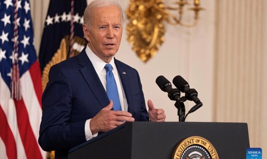 Tổng thống Mỹ Joe Biden. Ảnh: Xinhua
