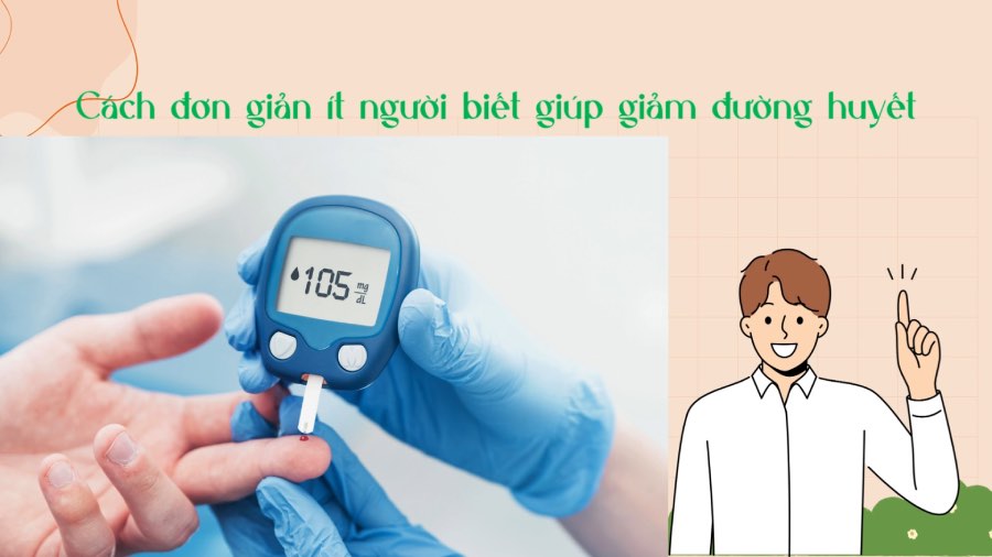 A simple way that few people know helps reduce blood sugar. Graphics: Phuong Anh