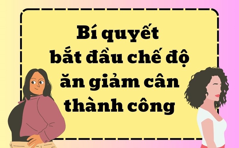 The secret to starting a successful weight loss diet. Graphics: Kim Thuy