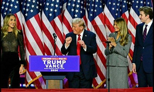 Ông Donald Trump đắc cử tổng thống thứ 47 của Mỹ. Ảnh: AFP