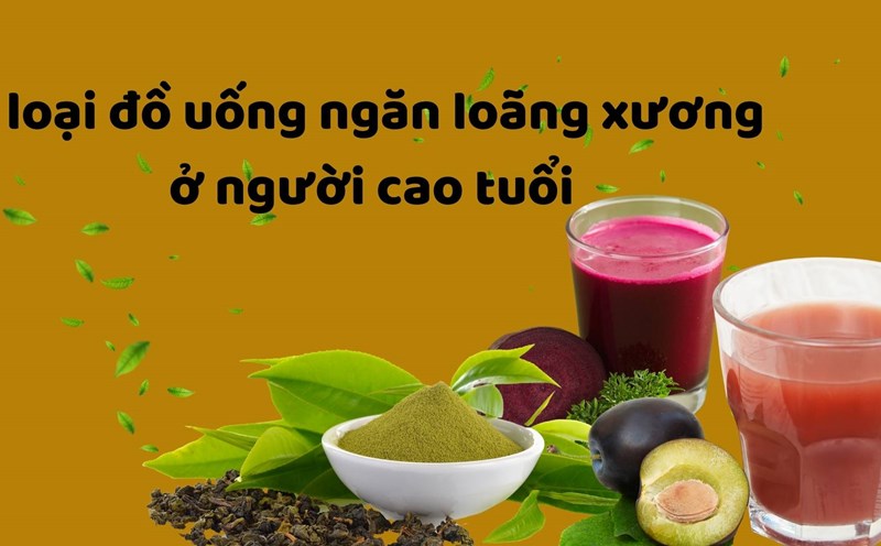 3 types of drinks to prevent osteoporosis in the elderly.