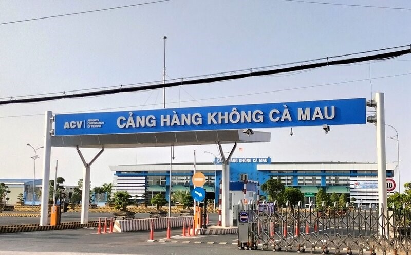 Ca Mau Airport will be expanded after reclaiming more than 100 hectares of land. Photo: Nhat Ho
