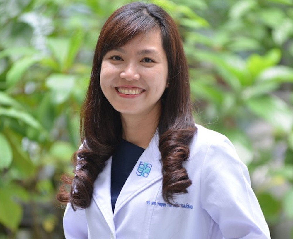 Ms. Trinh Thi Dieu Thuong is the youngest female professor in 2024, in the field of Medicine. Photo: Ho Chi Minh City University of Medicine and Pharmacy Hospital, Campus 3