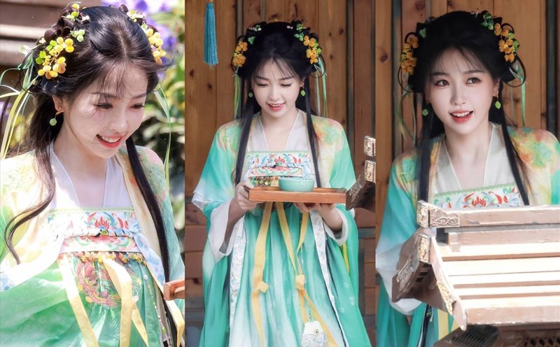 Ngu Thu Han stars in "Eternal Night Galaxy". Photo: producer.