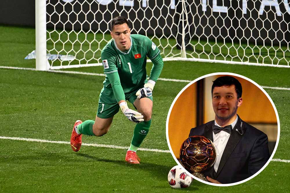 Nguyen Filip was nominated for the 2024-2025 Vietnam Men's Golden Ball award. Photo: AFC/FBNV
