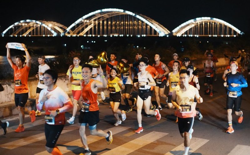 The 8th Longbien Marathon in 2024. Photo: Organizing Committee