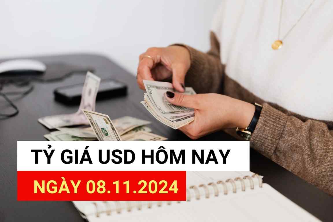USD exchange rate today 11/8/2024.