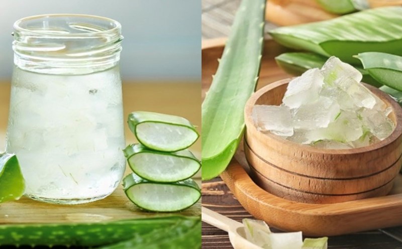 Using aloe vera helps control blood sugar. Graphics: Huong Giang