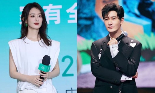 Triệu Lệ Dĩnh và Huỳnh Hiểu Minh kết đôi trong phim chính kịch "Người xây dựng thành phố". Ảnh: Weibo