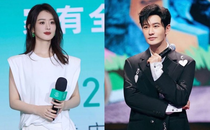 Zhao Liying and Huang Xiaoming pair up in the drama "The City Builder". Photo: Weibo