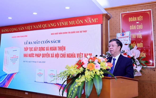Ra mắt sách về nhà nước pháp quyền xã hội chủ nghĩa Việt Nam