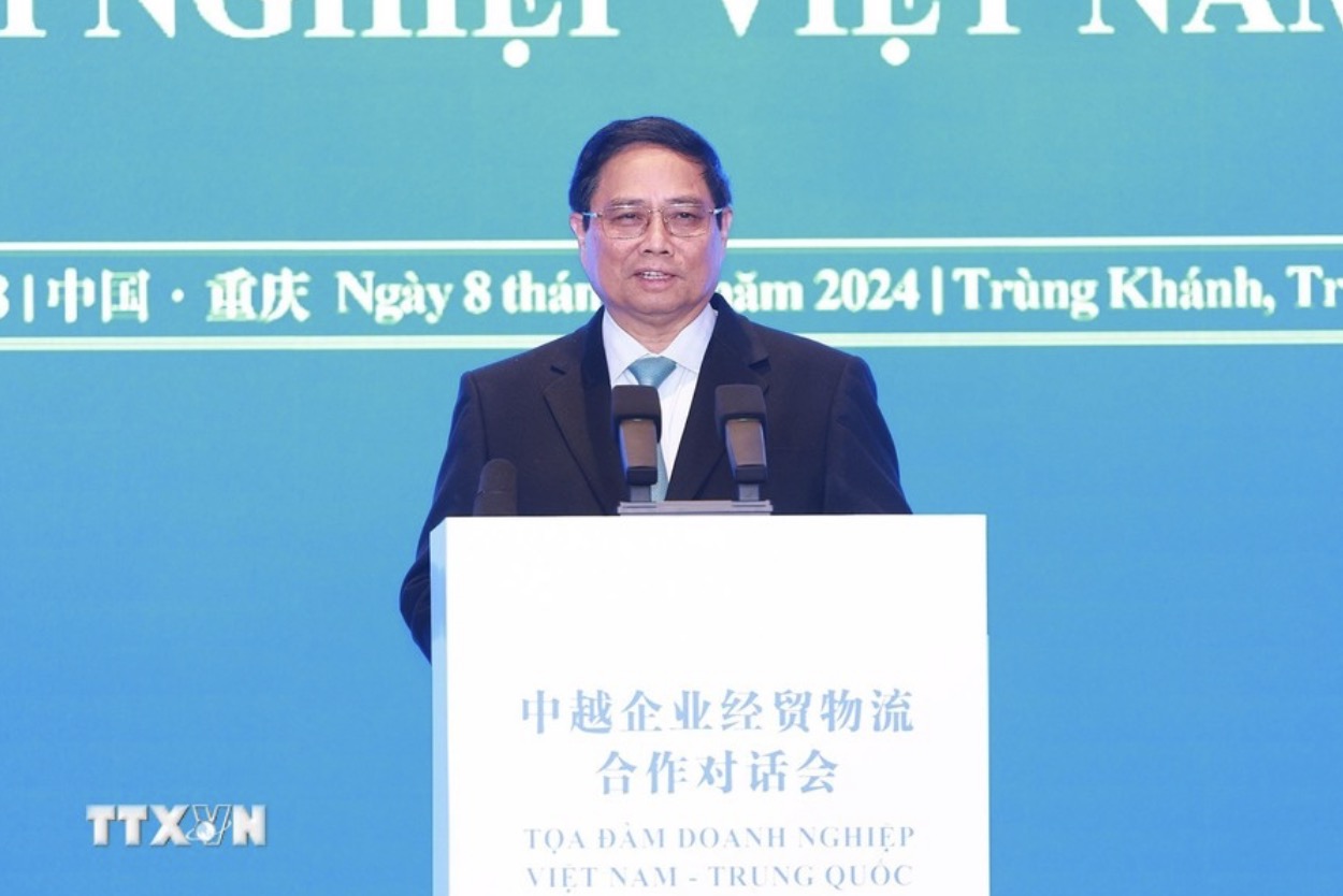 Prime Minister Pham Minh Chinh speaks at the seminar. Photo: VNA
