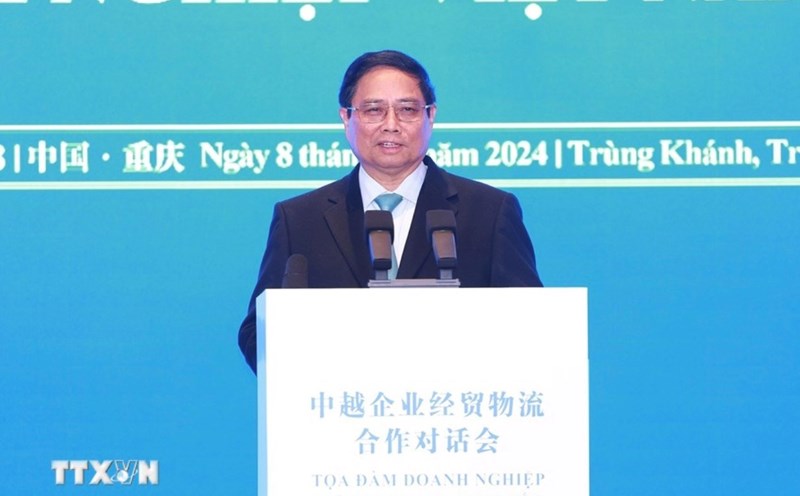 Prime Minister Pham Minh Chinh speaks at the seminar. Photo: VNA