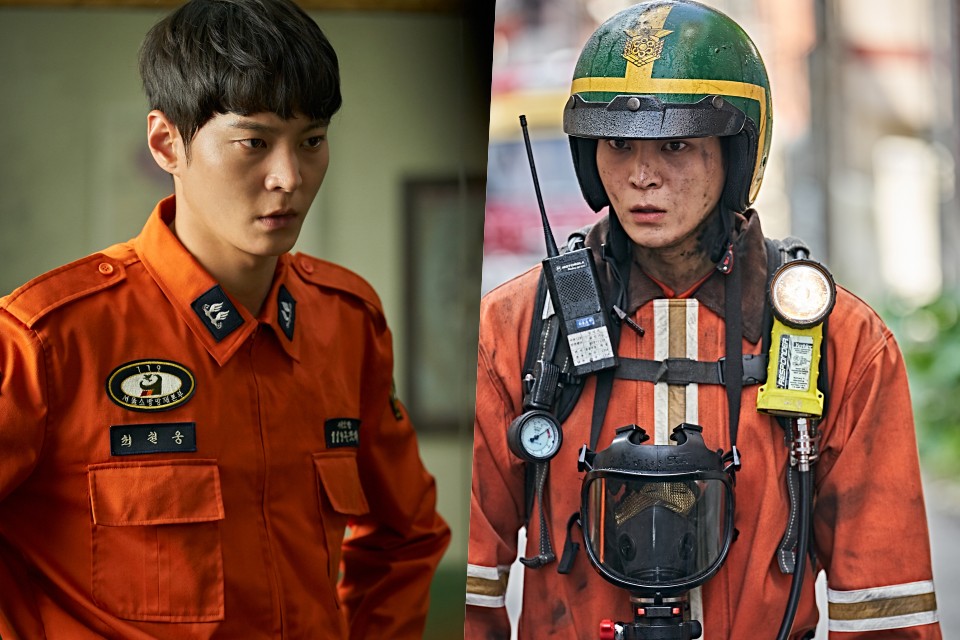 Joo Won in the role of a firefighter. Photo: Producer