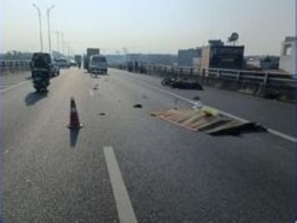 Accident scene. Photo: Hai Phong Traffic Safety Committee