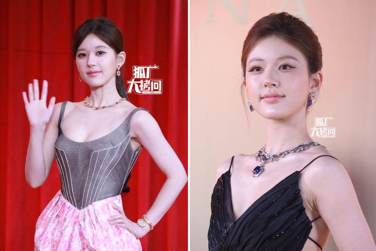Trieu Lo Tu is suspected of having plastic surgery and criticized for her makeup. Photo: Weibo