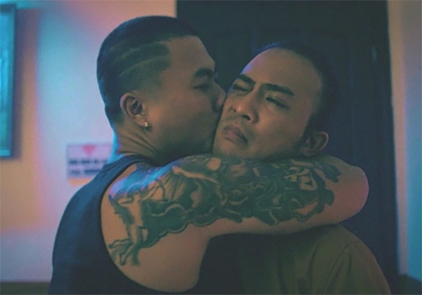 Duy Hung and Doan Quoc Dam in the movie "The Unique". Photo: Producer