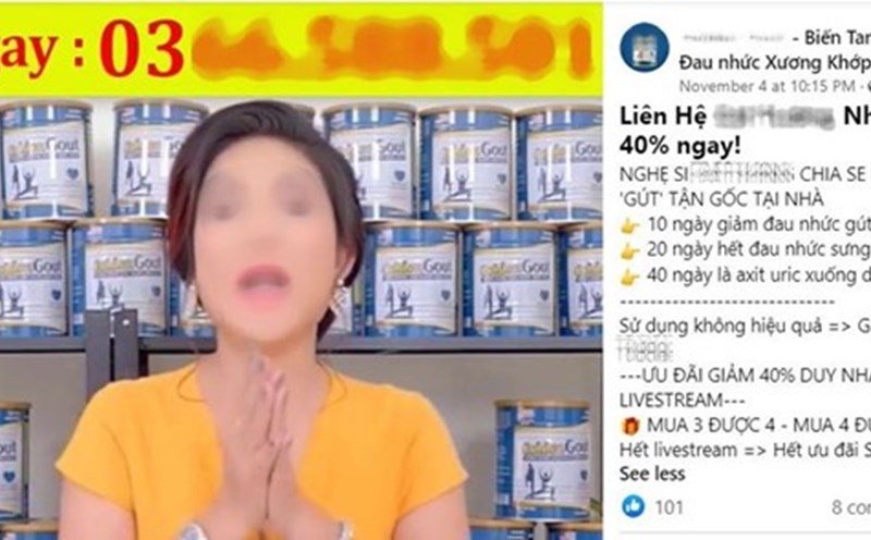 Many celebrities have been criticized for exaggerating the benefits of functional foods. Photo: Screenshot