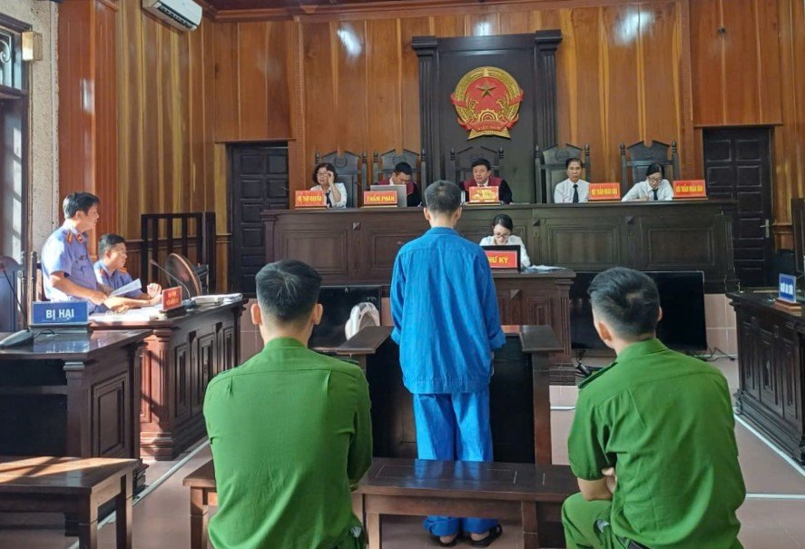 Tòa án Nhân dân Hải Dương vừa tuyên phạt 17 năm tù cho tội phạm giết người. Ảnh: Viện Kiểm sát Nhân dân tỉnh Hải Dương