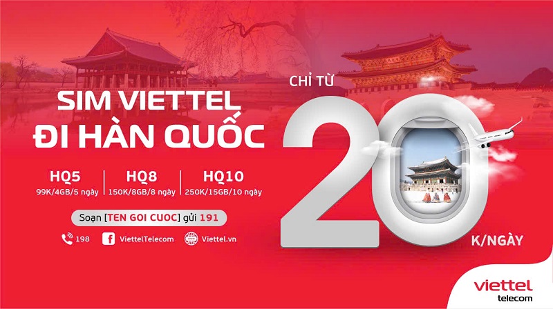 Data Roaming di Han Quoc chi tu 20.000d/ngay. Anh: Viettel 