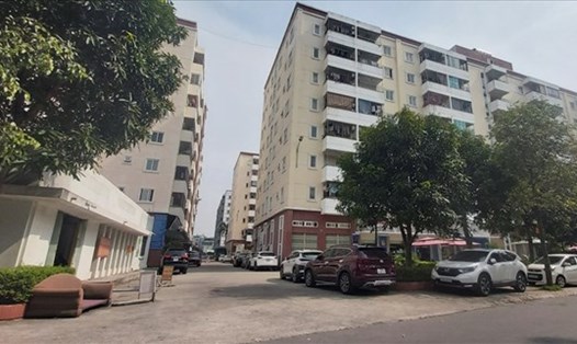 Cụm chung cư NƠXH tổ 6 phường Quang Trung (TP.Thái Bình, tỉnh Thái Bình) gồm 3 tòa nhà 1A, 1B, 1C với 405 căn hộ. Ảnh: Trung Du