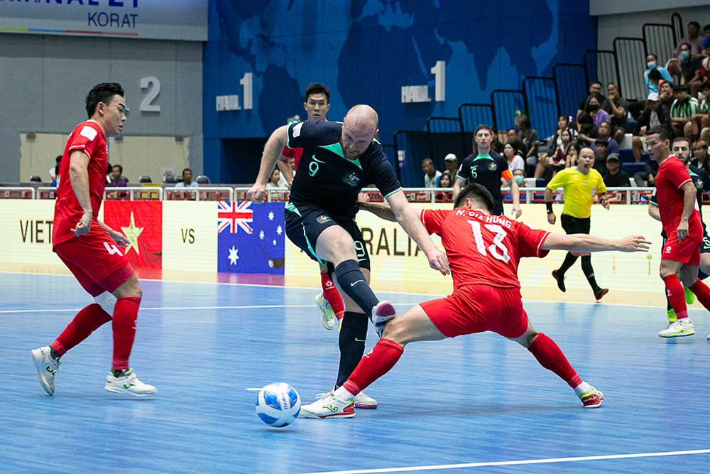 Tuyen futsal Viet Nam gap nhieu kho khan truoc Australia. Anh: AFF