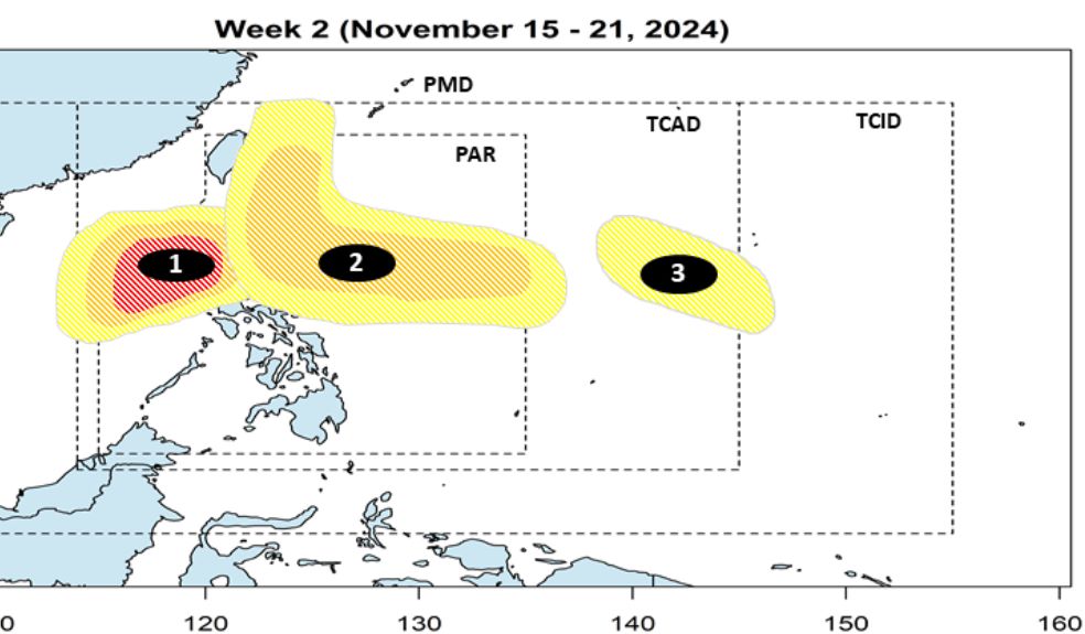 Du bao bao/ap thap. Anh: PAGASA