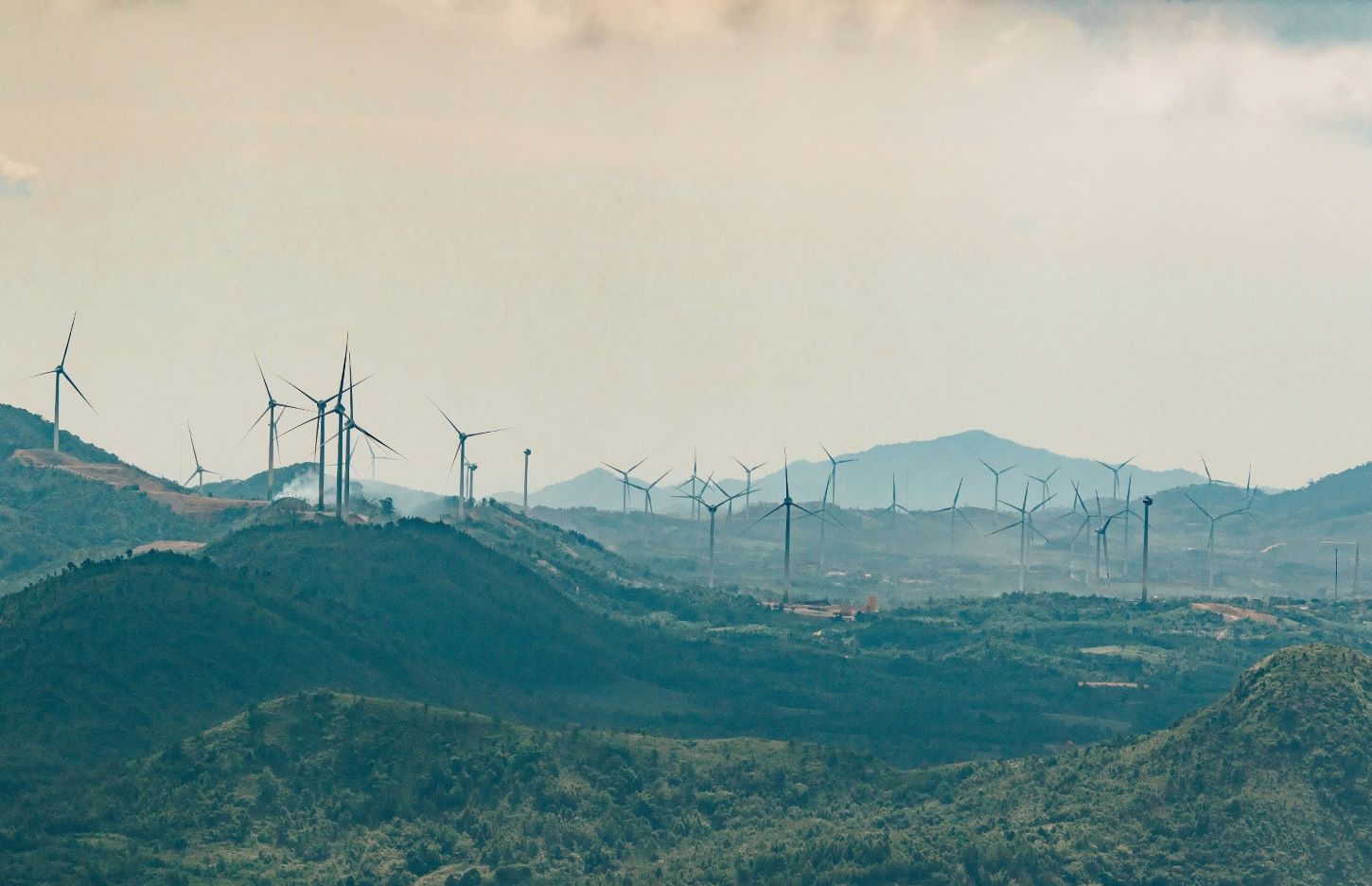 The wind power project in Quang Tri province has come into commercial operation. Photo: H.Nguyen.