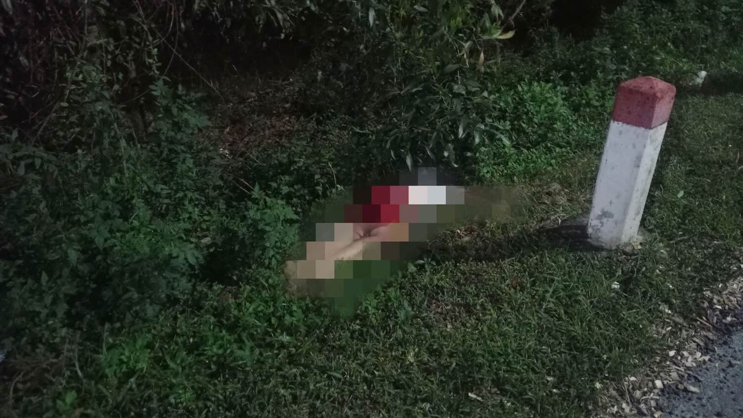 Accident scene. Photo: Hoang Nhat.