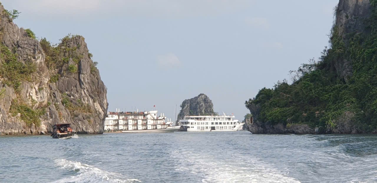 Ha Long Bay tourist boat. Photo: Nguyen Hung