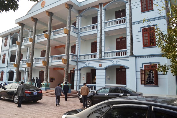 Headquarters of the People's Committee of Ngoc Van Commune, Tan Yen District, Bac Giang Province. Photo: Tan Yen District Electronic Information Portal