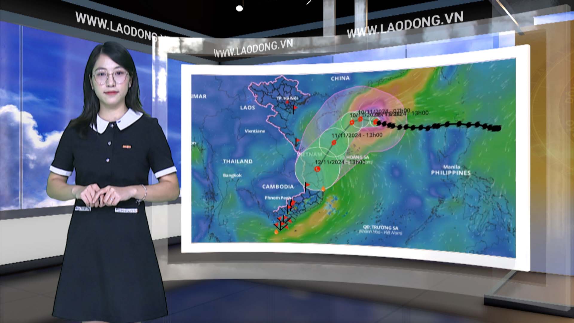 Weather forecast tonight and tomorrow 10.11