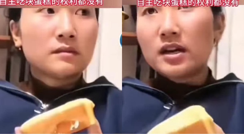Husband scolds wife just because of 2 cakes. Photo: Sohu