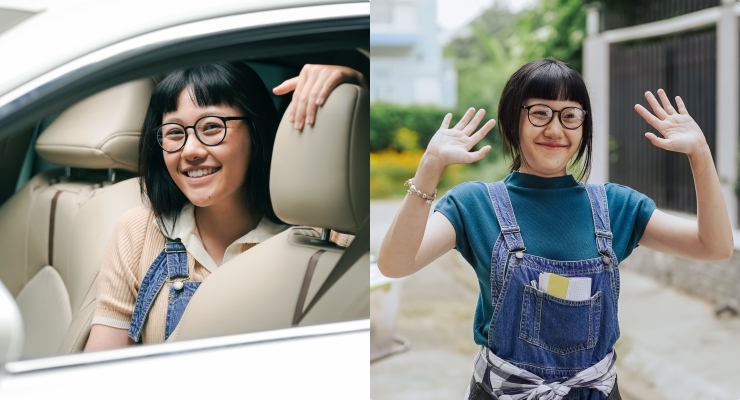 Uyen An stars in Tran Thanh's Tet movie. Photo: Producer.