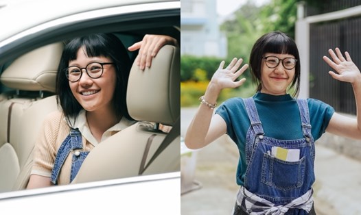 Uyển Ân đóng phim Tết của Trấn Thành. Ảnh: Nhà sản xuất.