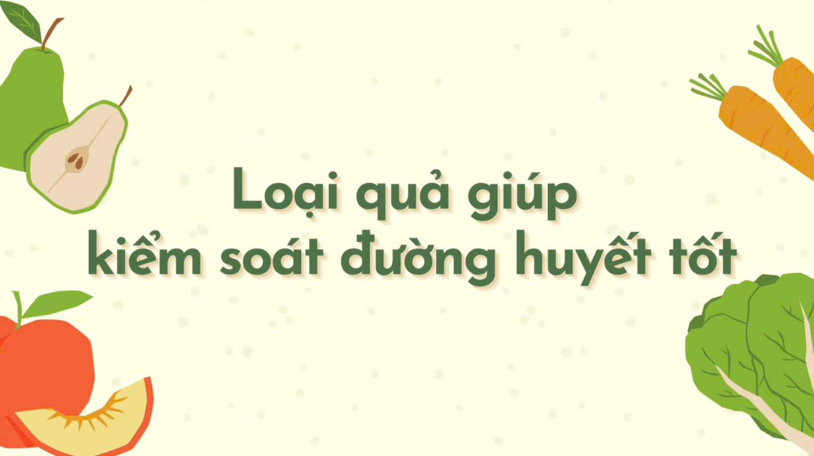 Fruits that help control blood sugar well