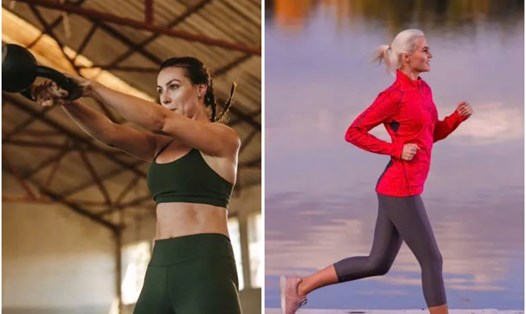Kết hợp tập luyện sức mạnh và sức bền để giảm cân nhanh hơn. Đồ họa: Thanh Thanh