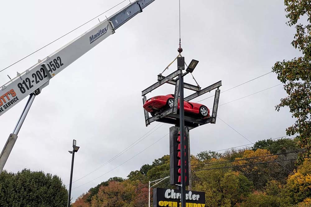 This Dodge Viper has only been towed twice in the past 28 years. Photo: Audubon Chrysler