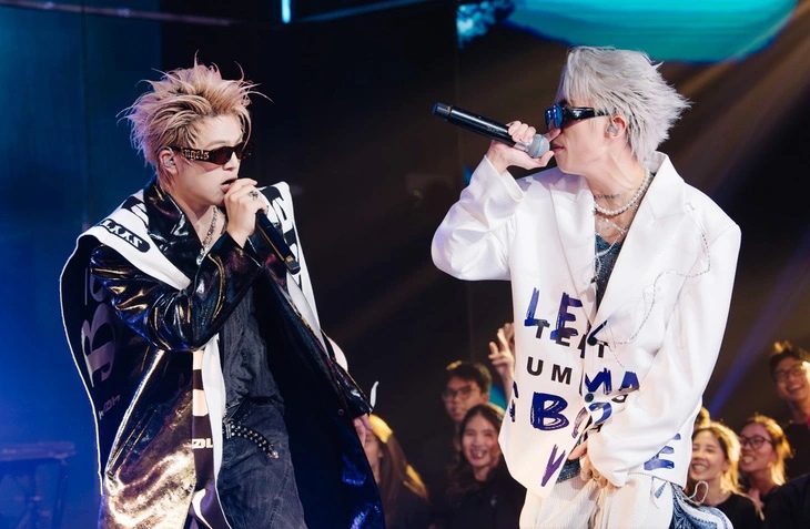 Rhyder - Runner-up of "Anh trai say hi" and CoolKid collaborated in Rap Viet. Photo: Producer.